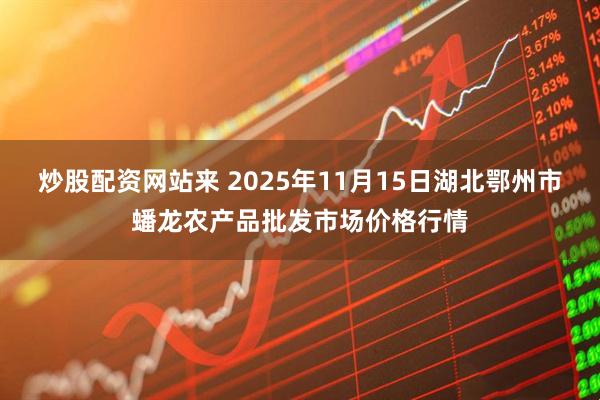 炒股配资网站来 2025年11月15日湖北鄂州市蟠龙农产品批发市场价格行情